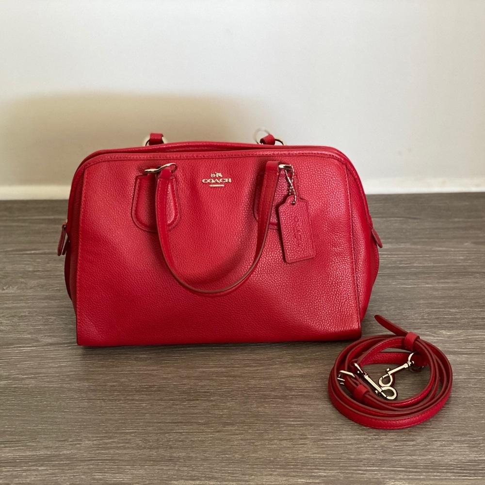 Coach Red Medium Handbag